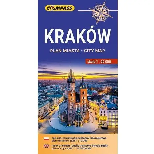 Kraków - plan miasta 1:20 000 Compass