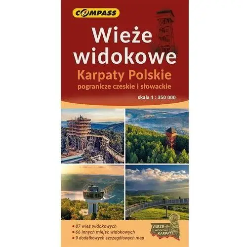 Mapa - wieże widokowe karpaty polskie