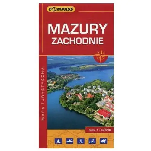 Mazury Zachodnie mapa turystyczna 1:50 000