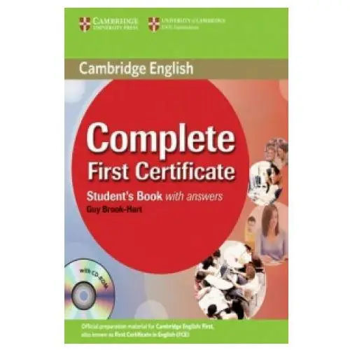 Complete first certificate students book with answers+cd - neznámé nakladatelství