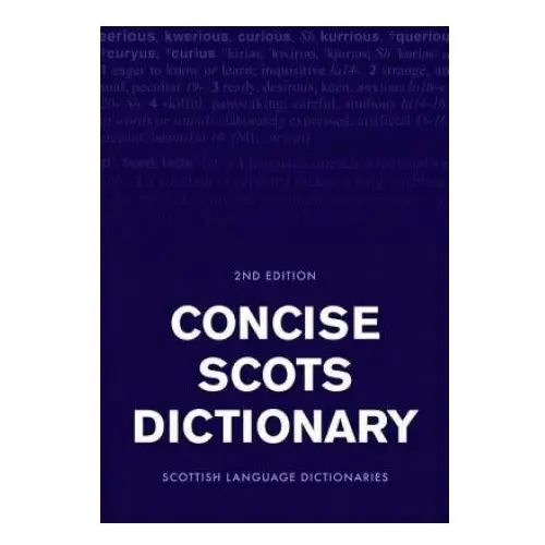 Concise scots dictionary Edinburgh university press