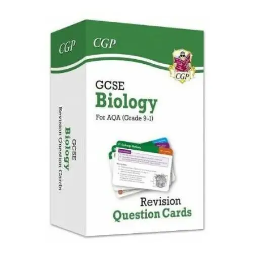 Coordination group publications ltd (cgp) 9-1 gcse biology aqa revision question cards