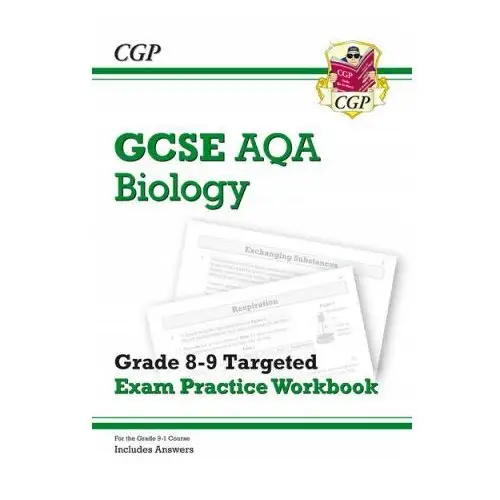 Coordination group publications ltd (cgp) Gcse biology aqa grade 8-9 targeted exam practice workbook (includes answers)