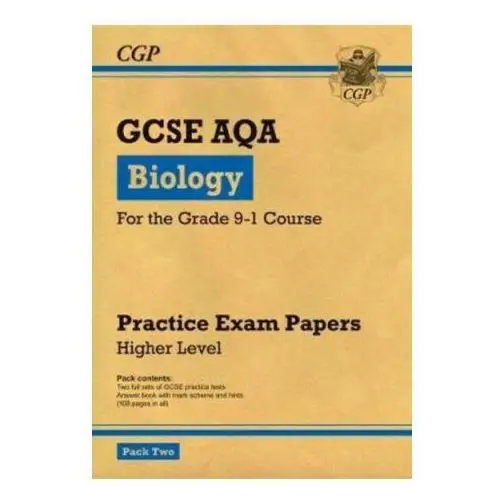 Coordination group publications ltd (cgp) Grade 9-1 gcse biology aqa practice papers: higher pack 2