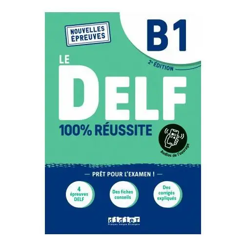 Cornelsen verlag Delf b1 100% reussite podręcznik + zawartość online nowa formuła 2021