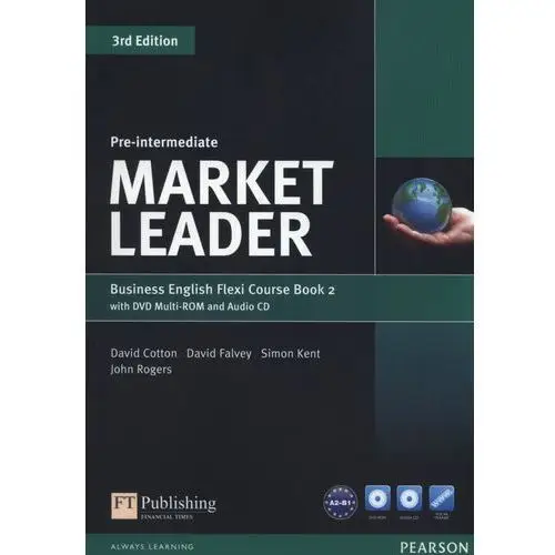 Cotton, david Market leader pre-intermediate flexi course book 2+cd +dvd