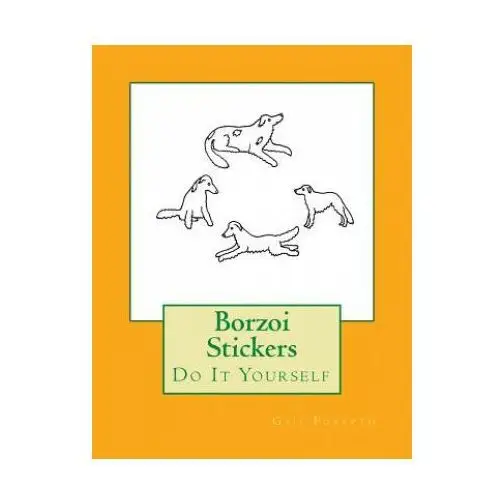 Createspace independent publishing platform Borzoi stickers: do it yourself