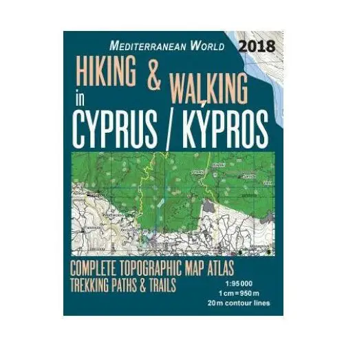 Createspace independent publishing platform Hiking & walking in cyprus / kypros complete topographic map atlas 1