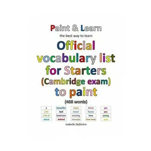 Createspace independent publishing platform Official vocabulary list for starters (cambridge exam) to paint