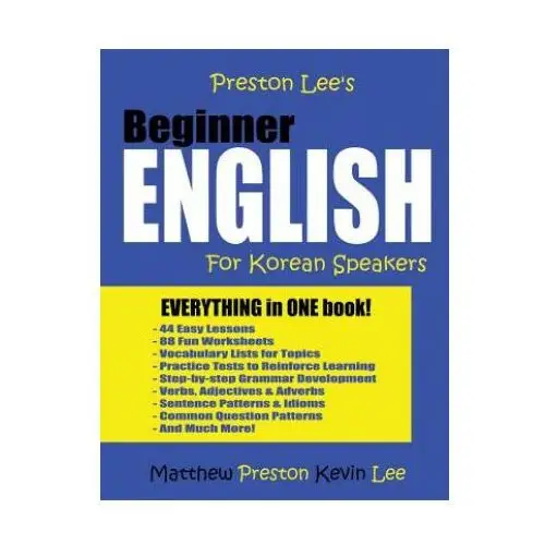 Createspace independent publishing platform Preston lee's beginner english for korean speakers