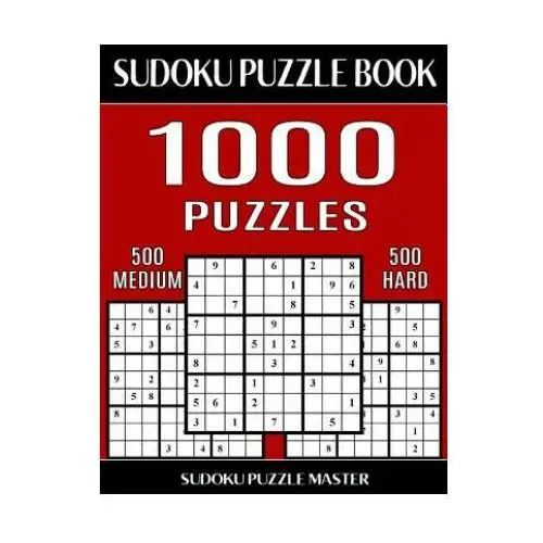 Createspace independent publishing platform Sudoku puzzle book 1,000 puzzles, 500 medium and 500 hard: two levels of sudoku puzzles in this jumbo size book