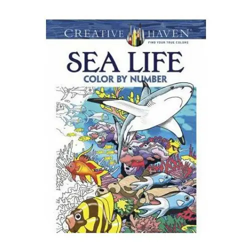 Creative Haven Sea Life Color by Number Coloring Book