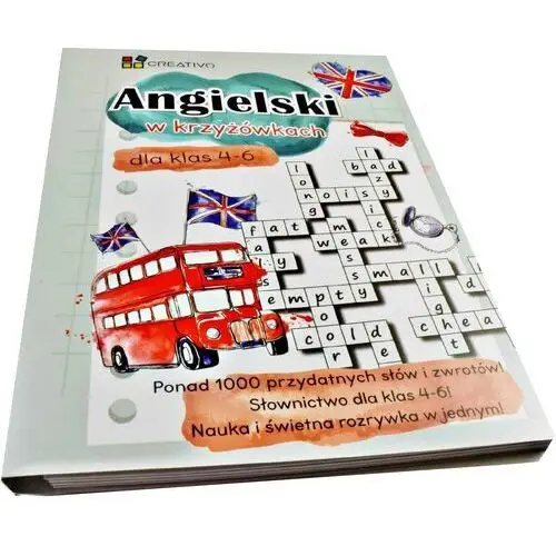 Angielski w krzyżówkach dla klas 4-6 CREATIVO - książka