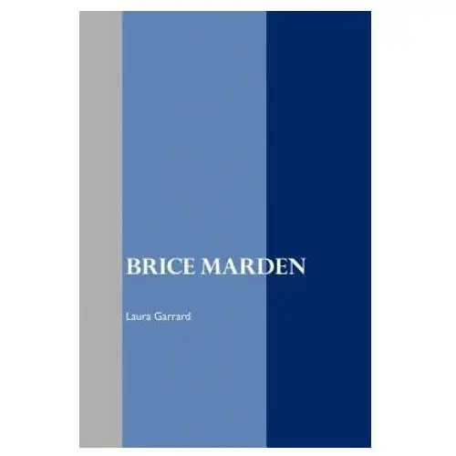 Crescent moon publishing Brice marden