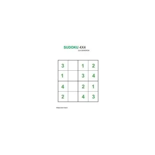 Sudoku 4x4 dla seniorów