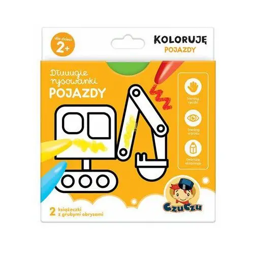 CzuCzu. Dłuuugie rysowanki. Pojazdy. Koloruję