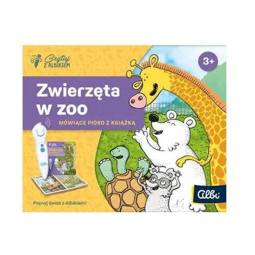 Czytaj Z Albikiem Zestaw Zwierzęta W Zoo Pióro Albi Albik zestaw z Piórem