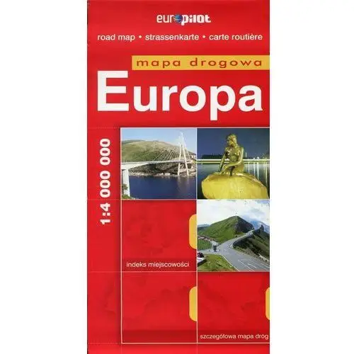 Daunpol Europa. mapa droga w skali 1:4 000 000