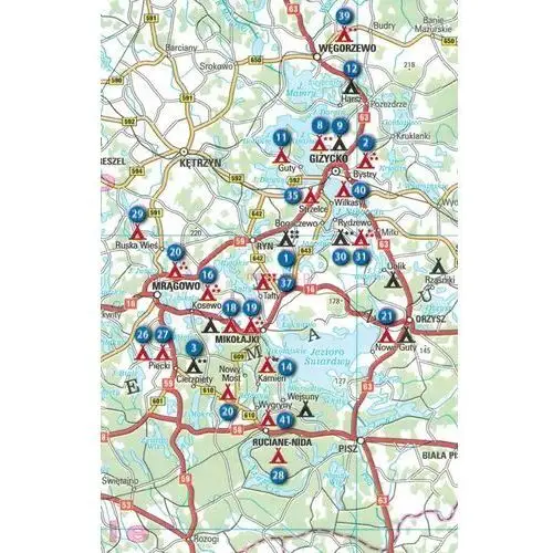 Daunpol Polska mapa campingów 1:750 000