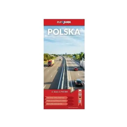 Polska mapa drogowa 1:750 000 Daunpol