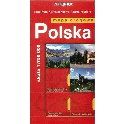 Polska mapa drogowa 1:750 000 Daunpol