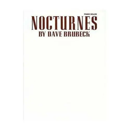 DAVE BRUBECKS NOCTURNES PIANO SOLO