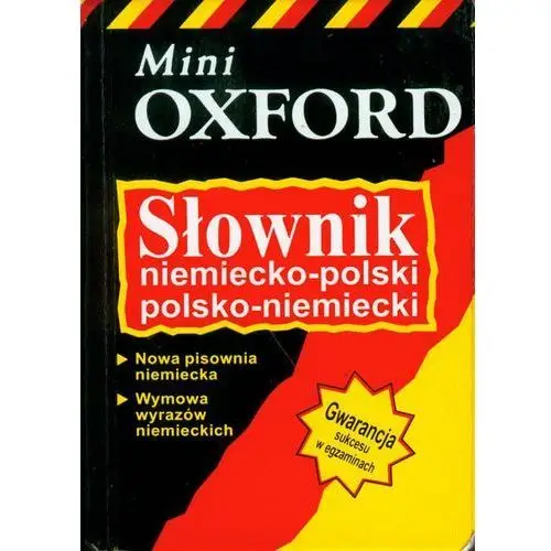 Słownik niemiecko-polski polsko-niemiecki mini oxford Delta w-z