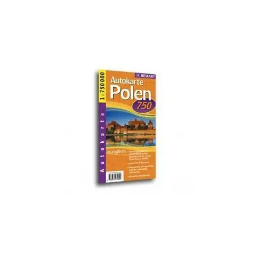 Autokarte Polen 1:750 000, 978-83-7427-402-9