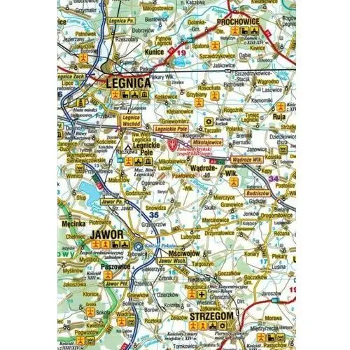 Dolnośląskie. podróżownik. mapa turyst.1:250 000, 11975