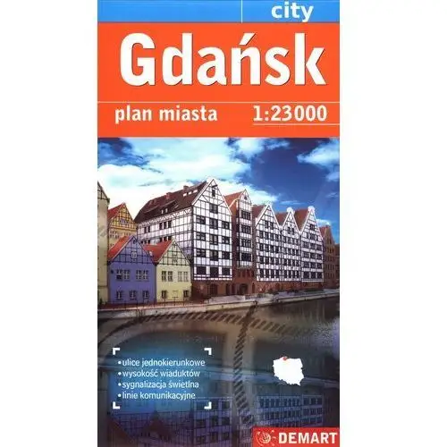 Demart Gdańsk plan miasta 1:23 000