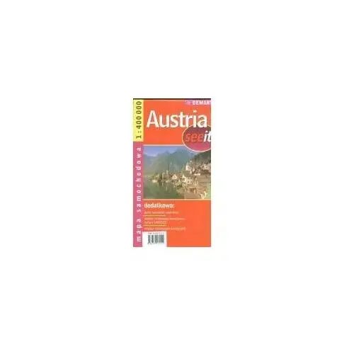 Mapa samochodowa Austria 1:400 000, 978-83-89472-15-1