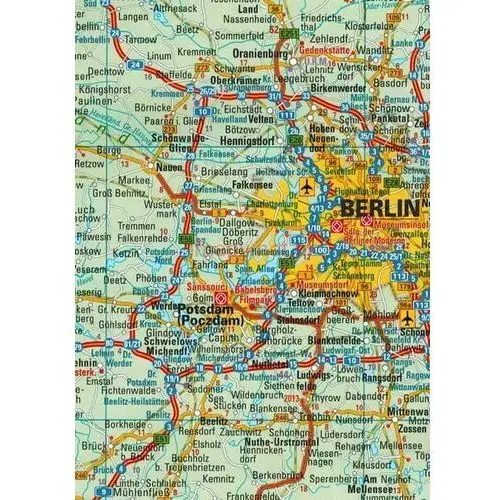 Niemcy 1:750 000. mapa samochodowa. Demart