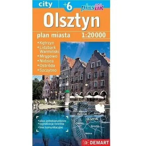 Demart Plan miasta olsztyn +6 1:20 000 w.2023