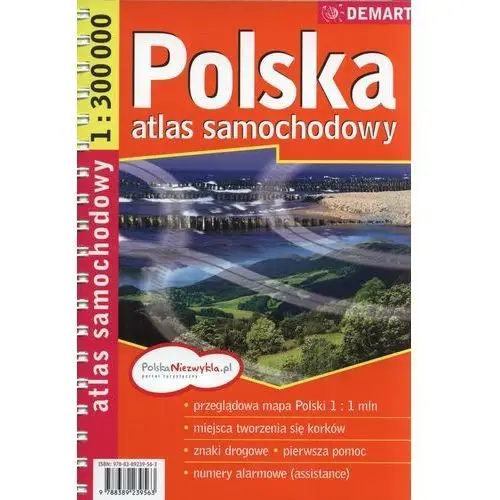 POLSKA. ATLAS SAMOCHODOWY 1 : 300 000