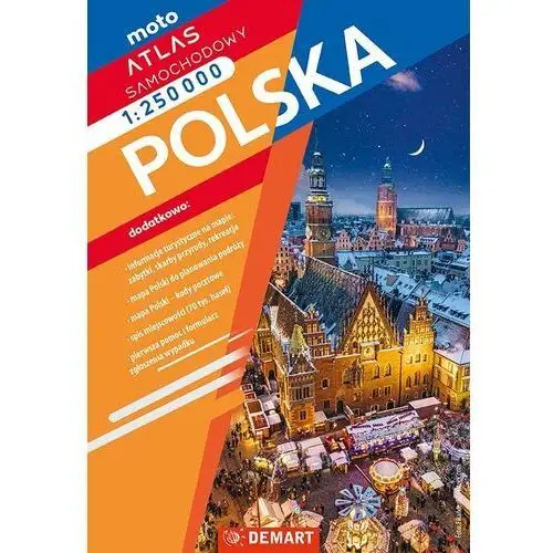 Polska atlas samochodowy 1:250 000 Demart