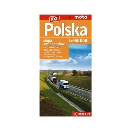 Polska mapa samochodowa 1:650 000 - Demart