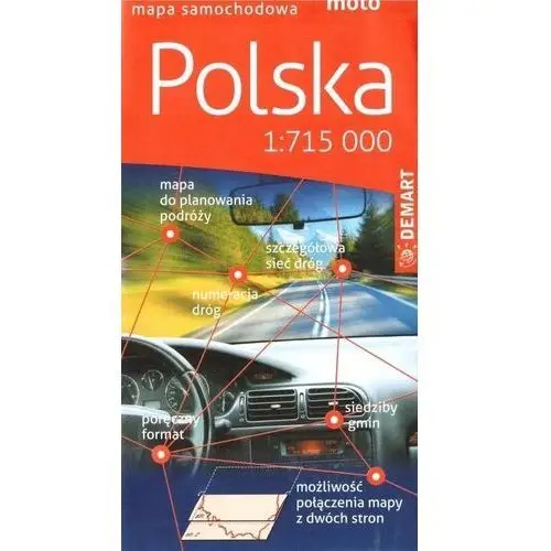 Demart Polska - mapa samochodowa 1:715000
