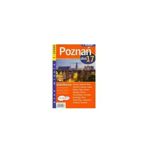Poznań +22 1:18 000 plan miasta Demart