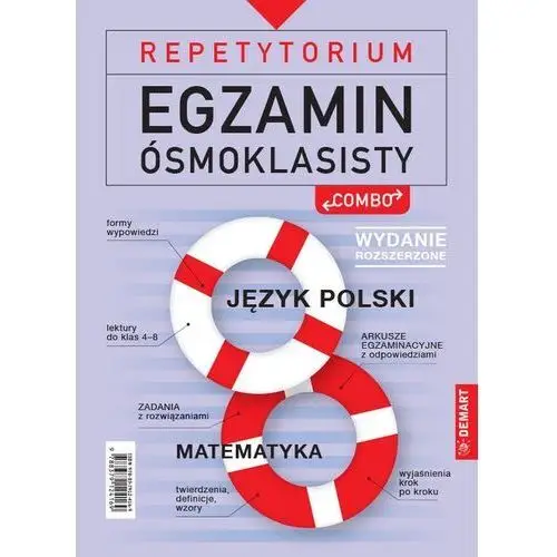 Repetytorium. egzamin ósmoklasisty. język polski i matematyka. wersja rozszerzona Demart
