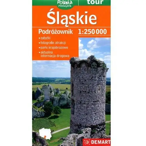 Śląskie podróżownik 1:250 000 mapa turystyczna Demart