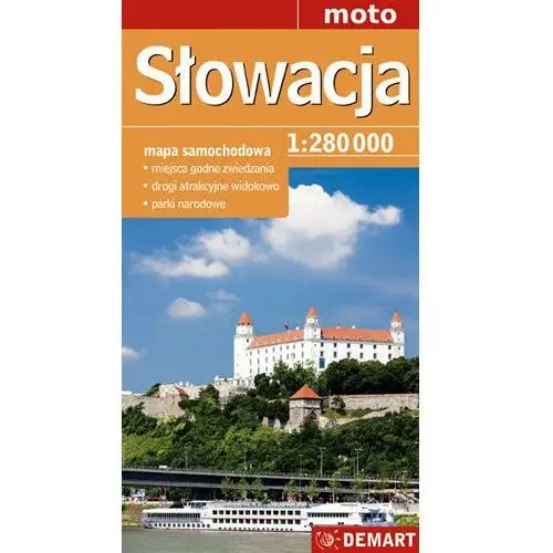 Słowacja 1:280 000. mapa samochodowo-turystyczna. Demart