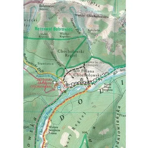 Tatry Polskie 1:20 000. Zestaw: mapa turystyczna + plan miasta Zakopane. Wyd. 2020. Demart, 4151