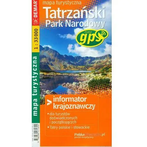 Tatrzański Park Narodowy mapa turystyczna