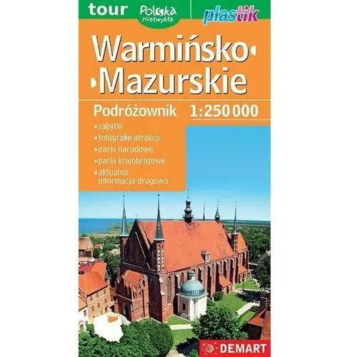 Warmińsko-mazurskie - mapa turystyczna Demart