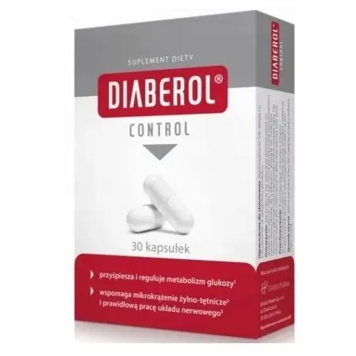 Diaberol, Control, Insulinooporność cukier, 30 kaps