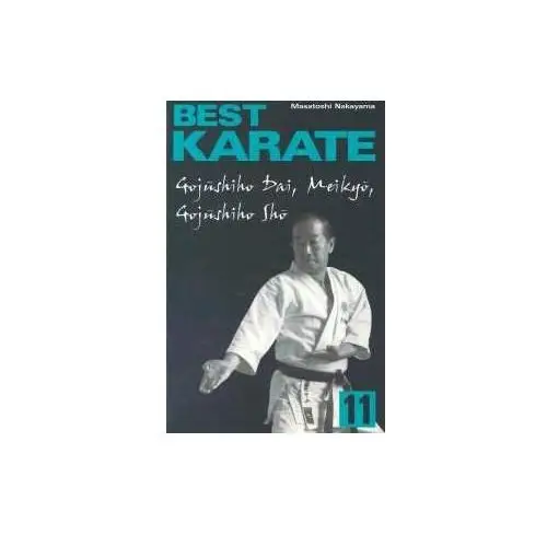 Diamond books Best karate 11 gojushiho dai, meikyo, gojushiho sho - masatoshi nakayama