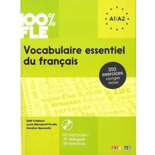 Didier 100% fle. vocabulaire essentiel du francais a1/a2