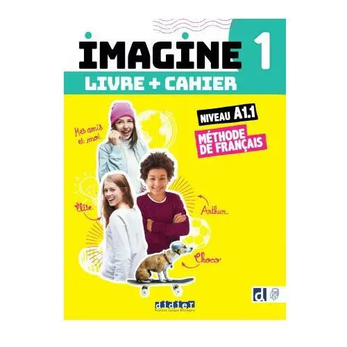 Imagine 1 - A1.1 - Livre + cahier + didierfle.app - 3 unités