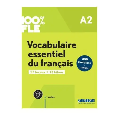 Vocabulaire essentiel du francais a2 - livre + fle.app Didier