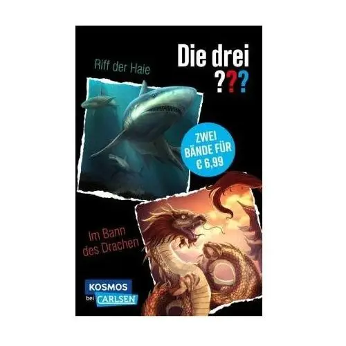 Die drei???: Doppelband - Enthält die Bände: Die drei??? und das Riff der Haie / Im Bann des Drachen